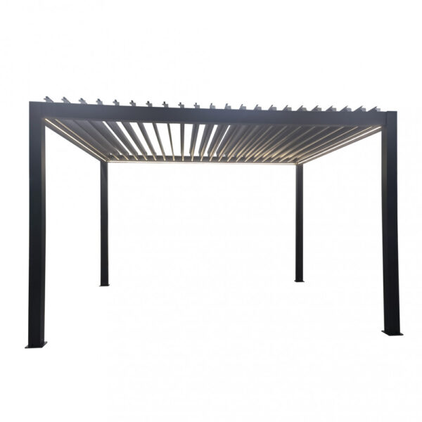 PERGOLA BIOCLIMATICA 3 X 4 MOTORIZZATA CON LED - immagine 2
