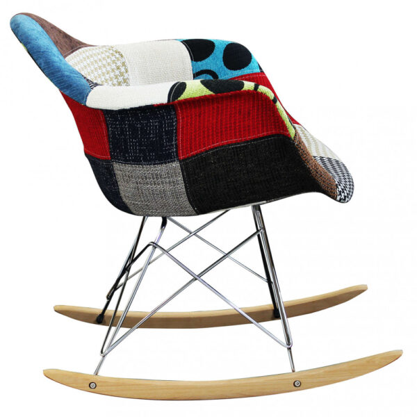 POLTRONA DONDOLO MORITZ PATCHWORK - immagine 2