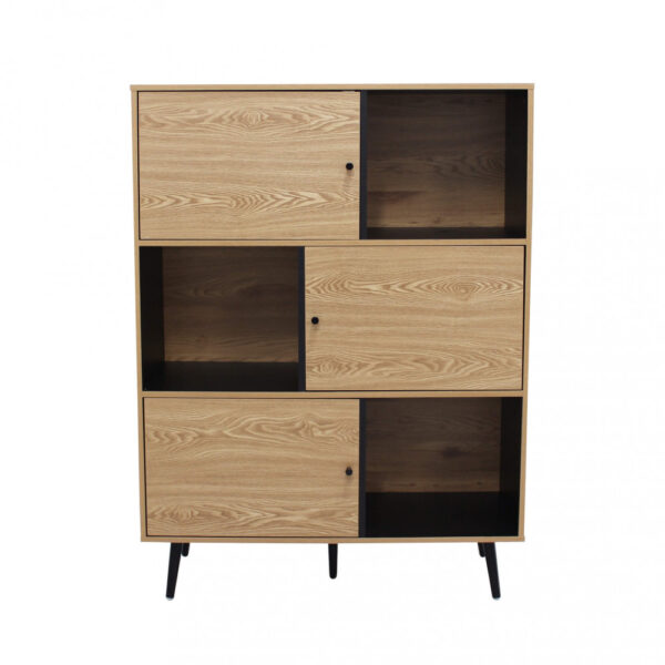 MOBILE ELWOOD NERO E NATURALE - immagine 2