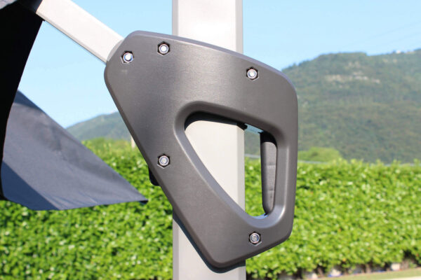 OMBRELLONE DARWIN GRIGIO P/L 3 X 3 TELO GRIGIO - immagine 2