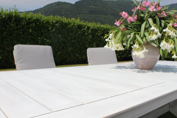 TAVOLO BALI 180/240 X 90 BIANCO - immagine 5