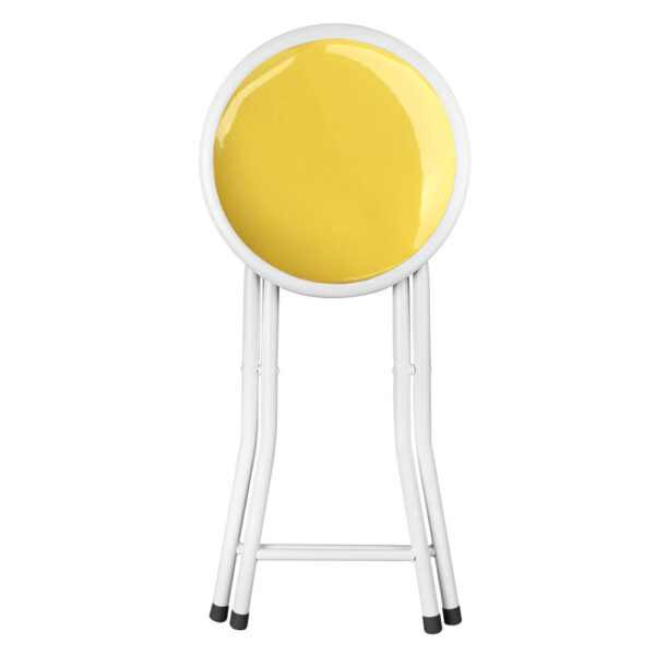 SGABELLO SLIM GIALLO COLOR 128 - immagine 3