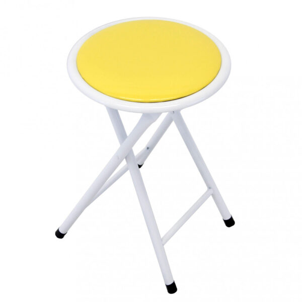 SGABELLO SLIM GIALLO COLOR 128 - immagine 2