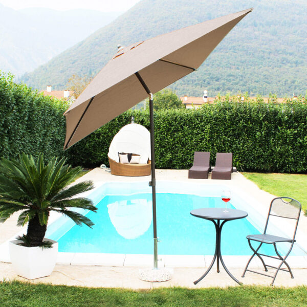 OMBRELLONE NICE TAUPE P/C 2 X 2