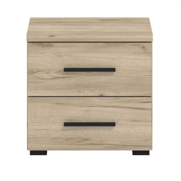 11008350 COMODINO DADO ROVERE GRIGIO - immagine 2