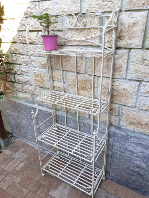 ÉTAGÈRE NOELLE 4 PIANI BIANCO ANTICO - immagine 2
