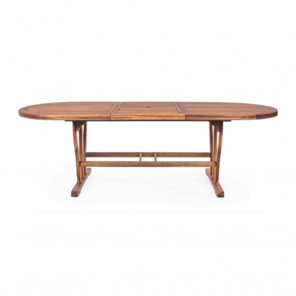 TAVOLO OVALE 180/240 X 100 DOUBLE - immagine 3