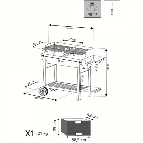 BARBECUE A CARBONELLA WISCONSIN - immagine 6