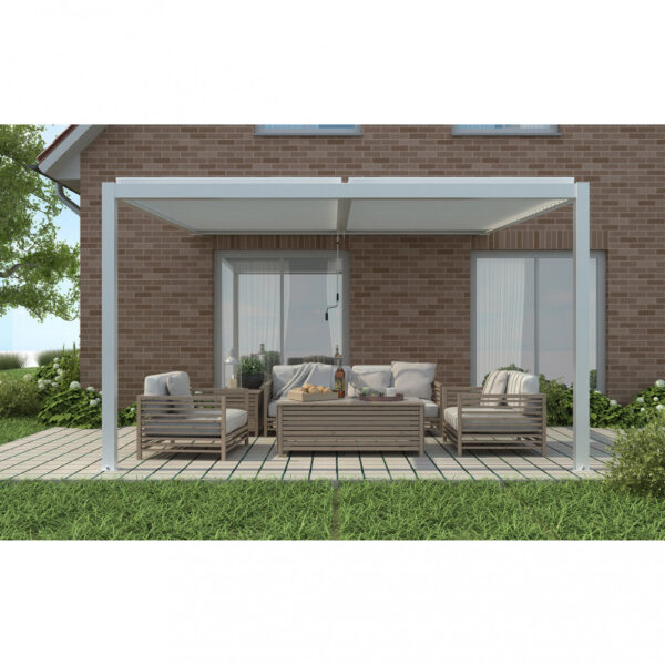 PERGOLA BIOCLIMATICA 4 X 4 ADDOSSATA - immagine 5