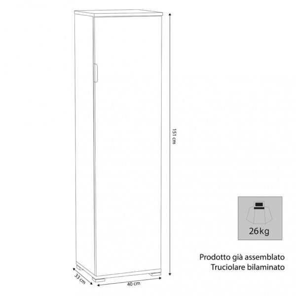 PORTASCOPE ROVERE GRIGIO - immagine 2