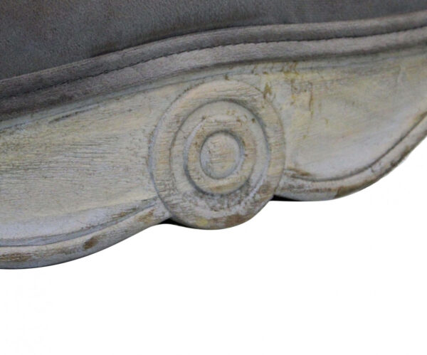 POLTRONA COREEN IN VELLUTO TAUPE - immagine 5