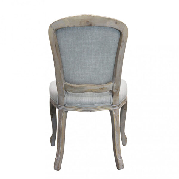 SEDIA ROMY IN TESSUTO GRIGIO - immagine 4