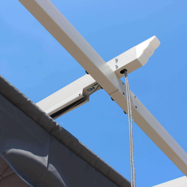 GAZEBO ASTORIA 3 X 3 TORTORA TELO GRIGIO - immagine 4