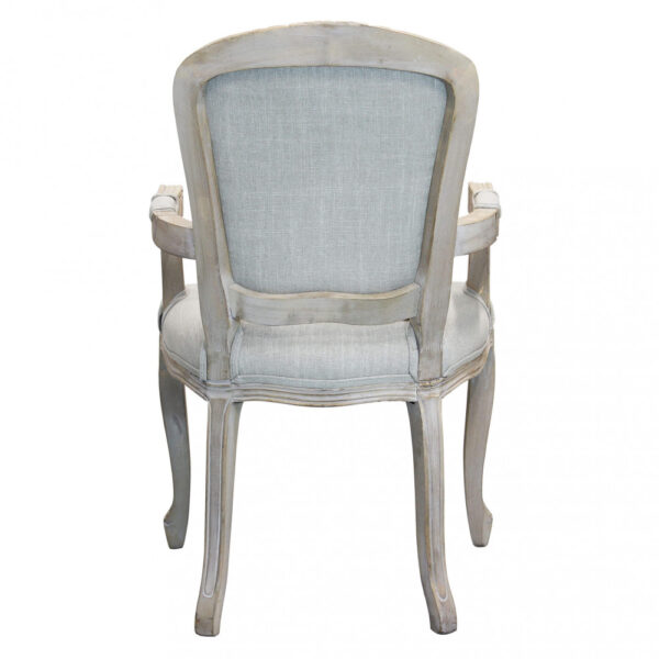 POLTRONA ROMY IN TESSUTO GRIGIO - immagine 3
