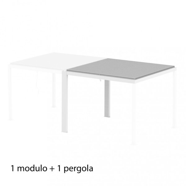 MODULO PER PERGOLA BIOCLIMATICA 3 X 3 ELLE