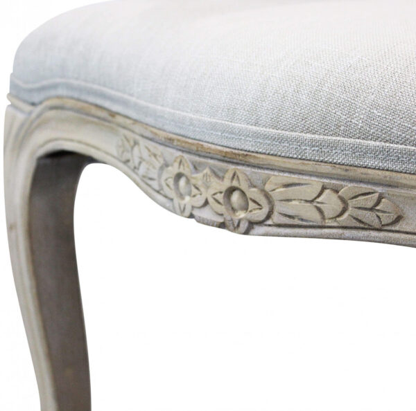 POLTRONA ROMY IN TESSUTO GRIGIO - immagine 4
