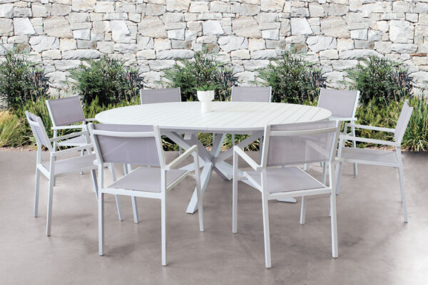 TAVOLO ROTONDO CAMELOT ALLUNGABILE 150/200 X 150 - immagine 7