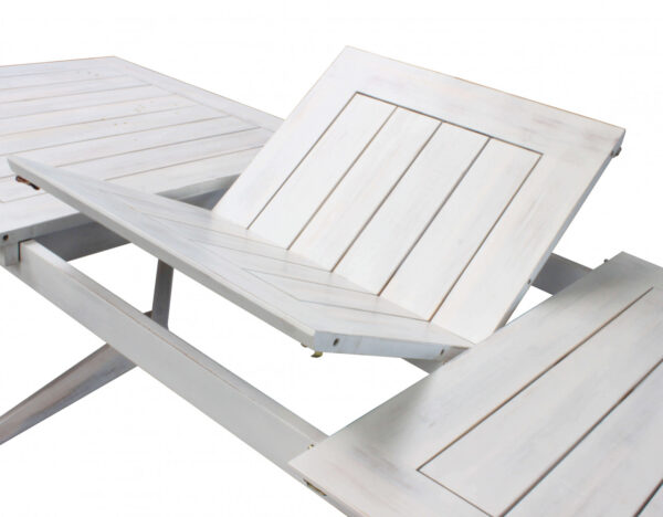 TAVOLO BALI 180/240 X 90 BIANCO - immagine 2