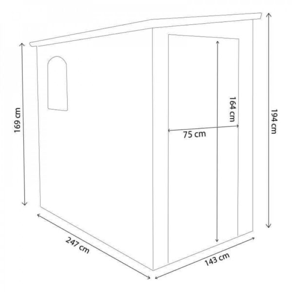 CASETTA HAUSE 143 X 247 X 194 - immagine 2