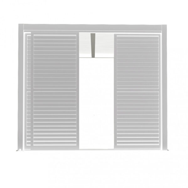 LATERALE SCORREVOLE CON LAMELLE PER LATO DA 3 M PERGOLA BIOCLIMATICA - immagine 2