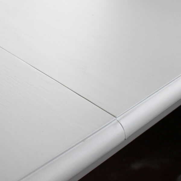 TAVOLO CROSS ROUND 150/190 X 100 BIANCO - immagine 5