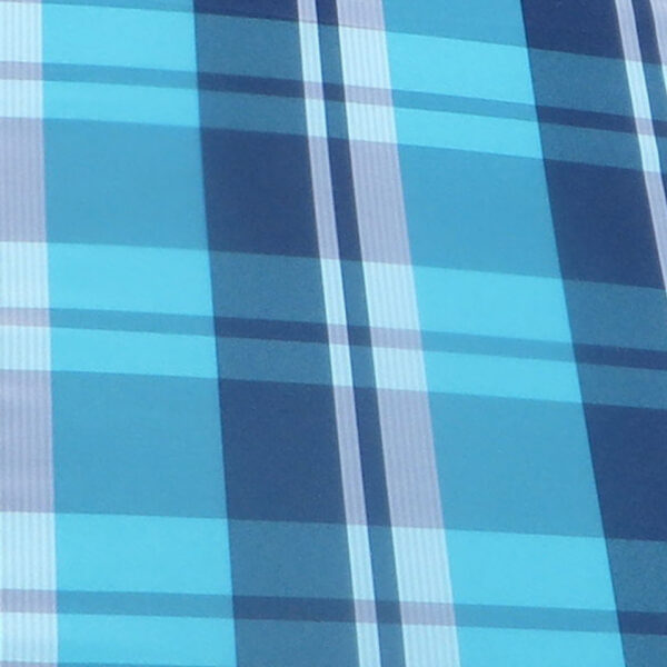 CUSCINO REAL ALTO QUADRI BLU - immagine 2