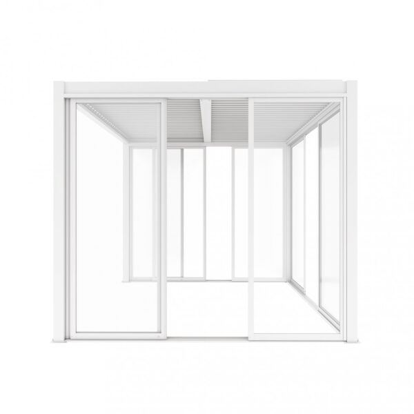 LATERALE SCORREVOLE CON VETRO PER LATO DA 3 M PERGOLA BIOCLIMATICA