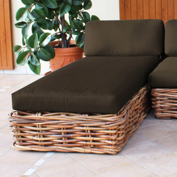 CHAISE LONGUE COMPONIBILE POLINESIA C/CUSCINI - immagine 3