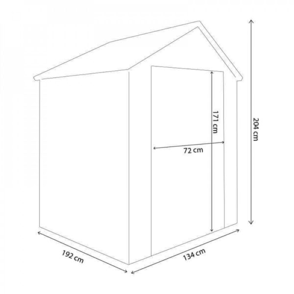 CASETTA HOME 134 X 192 X 204 - immagine 2