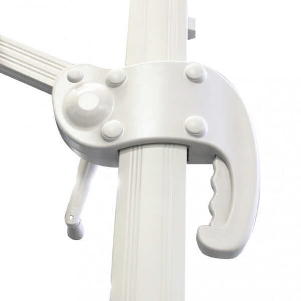 OMBRELLONE SATURNO BIANCO P/L 3 X 3 TELO BIANCO - immagine 6