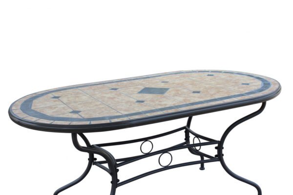 TAVOLO OVALE NEREO 160 X 90 - immagine 2
