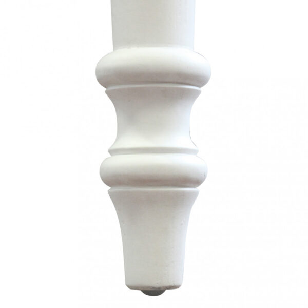 TAVOLO CROSS ROUND 150/190 X 100 BIANCO - immagine 6