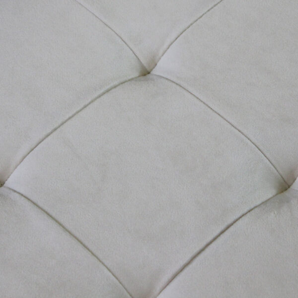 POUF CONTENITORE QUADRATO IN VELLUTO BEIGE - immagine 4