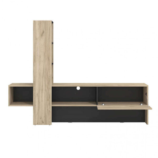 11008244 PORTATV ORENSE ROVERE GRIGIO E NERO - immagine 3