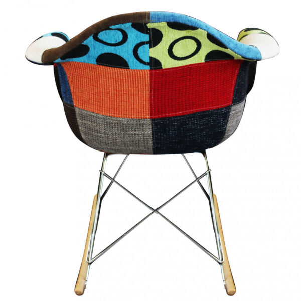 POLTRONA DONDOLO MORITZ PATCHWORK - immagine 3