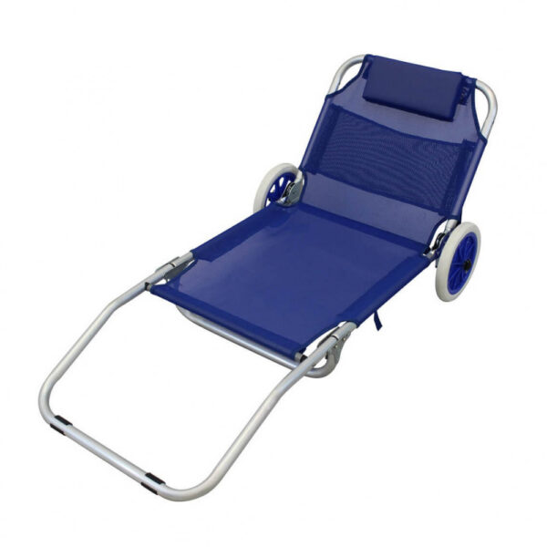 SPIAGGINA CARRELLO PIEGHEVOLE STEEL - immagine 2