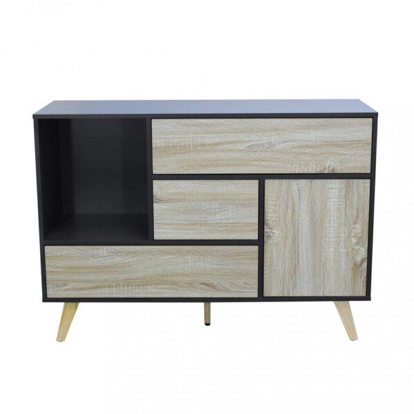 MOBILE EMORY GRIGIO E NATURALE - immagine 2