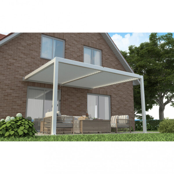 PERGOLA BIOCLIMATICA 4 X 4 ADDOSSATA - immagine 6