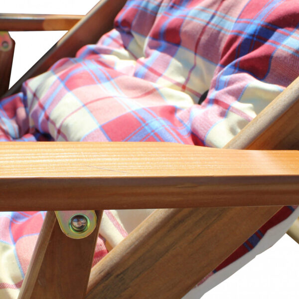 POLTRONA 3 POSIZIONI RELAX MIELE C/CUSCINO - immagine 2