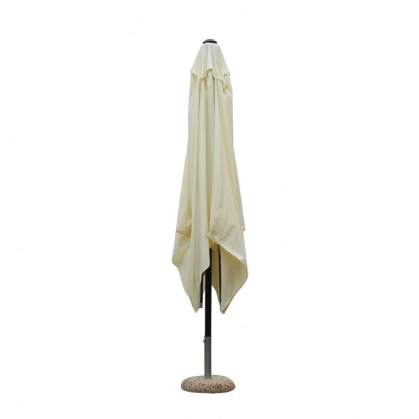 OMBRELLONE BRIAN P/C NERO 3 X 3 TELO BEIGE - immagine 2