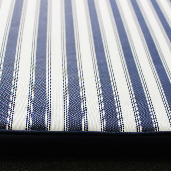 CUSCINO REAL SEDUTA LARGE RIGA BLU - immagine 2
