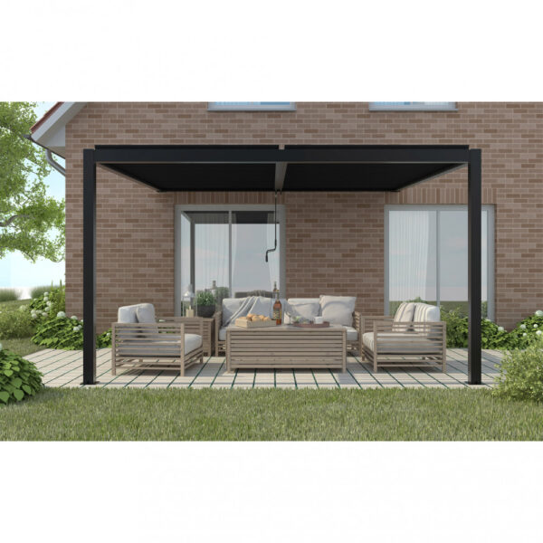 PERGOLA BIOCLIMATICA 4 X 4 ADDOSSATA - immagine 7
