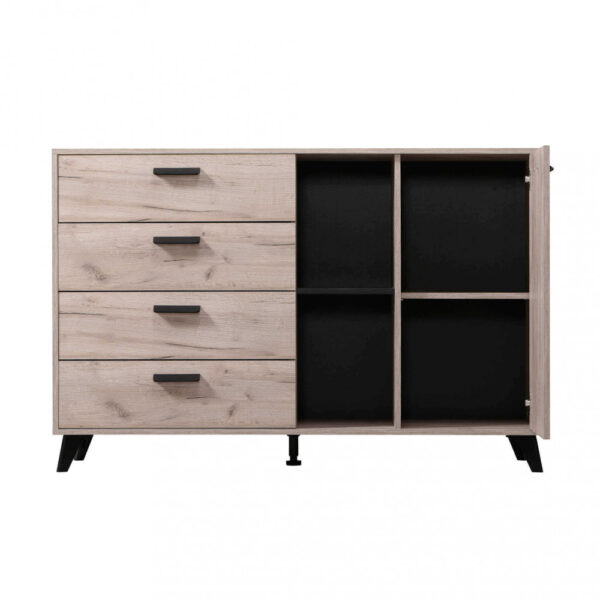 11008659 MOBILE UMBRIA ROVERE GRIGIO E NERO - immagine 3