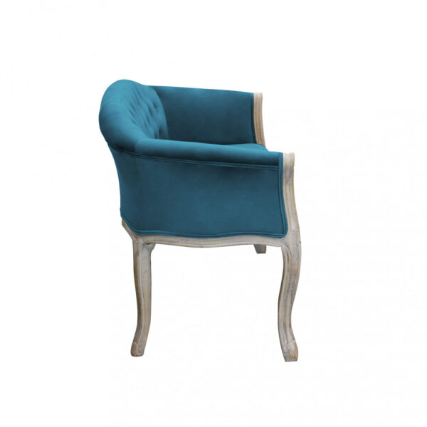 DIVANO COLEMAN IN VELLUTO BLU - immagine 2