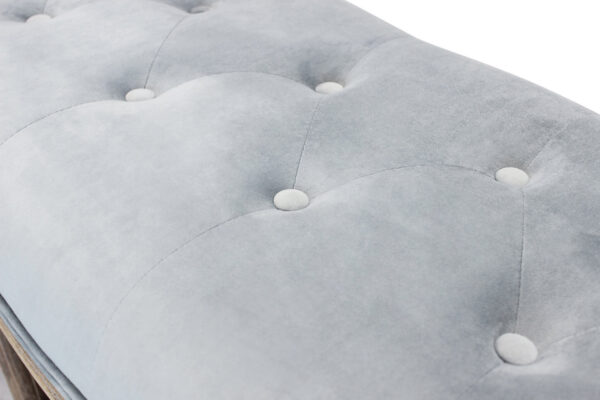 PANCA MARGI IN VELLUTO GRIGIO - immagine 6
