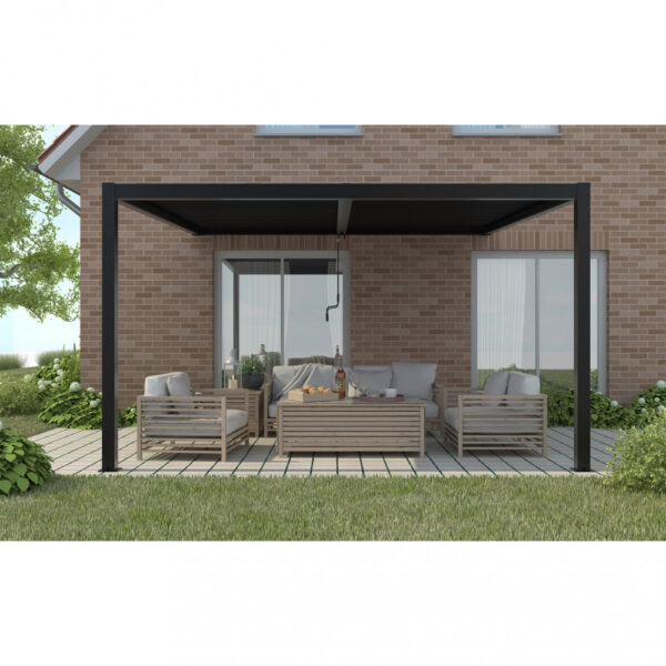 PERGOLA BIOCLIMATICA 4 X 4 ADDOSSATA - immagine 6
