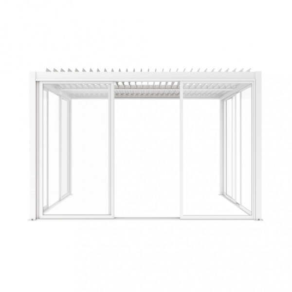 LATERALE SCORREVOLE CON VETRO PER LATO DA 4 M PERGOLA BIOCLIMATICA