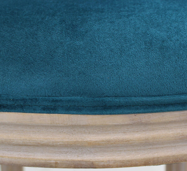 SEDIA CONSTANCE IN VELLUTO BLU - immagine 5