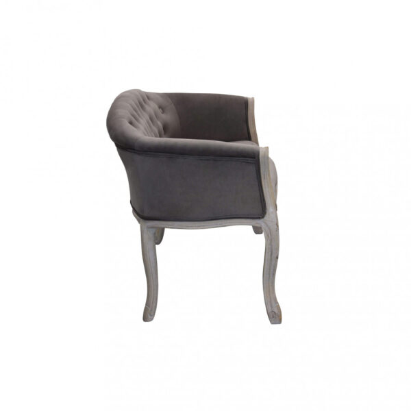 DIVANO COLEMAN IN VELLUTO TAUPE - immagine 2
