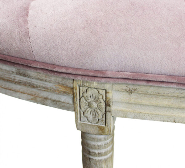 PANCA MARGI IN VELLUTO ROSA - immagine 4